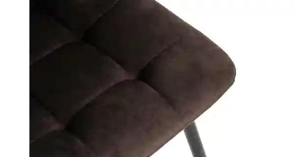 Jídelní židle VALTI, hnědá látka/kov