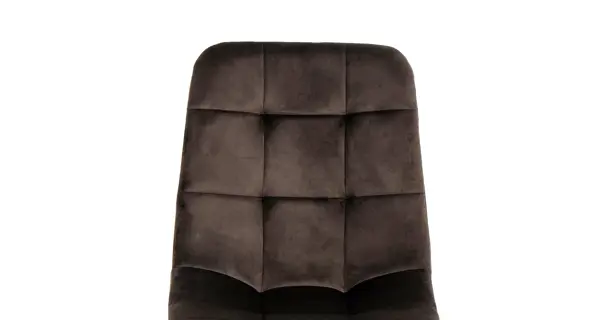 Jídelní židle VALTI, hnědá látka/kov