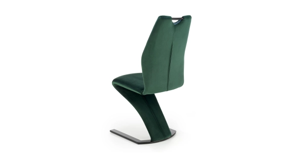 Jídelní židle VASANA, tmavě zelená