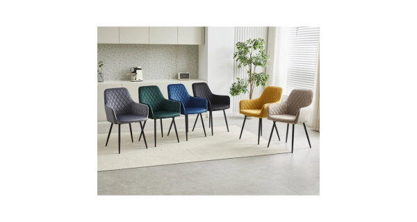 Jídelní židle VERLO, cappucino sametová látka