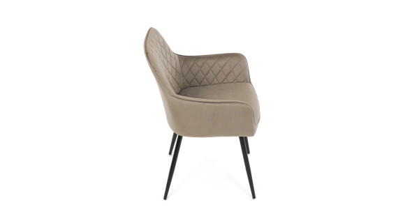 Jídelní židle VERLO, cappucino sametová látka