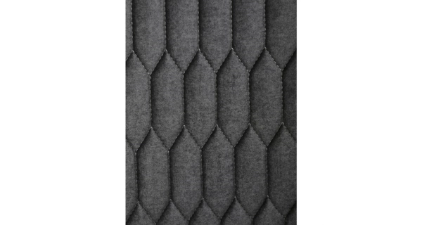 Jídelní židle VOLMARIS, šedá látka, černý kov