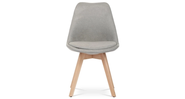 Jídelní židle WELROSEL, lanýžová látka, buk