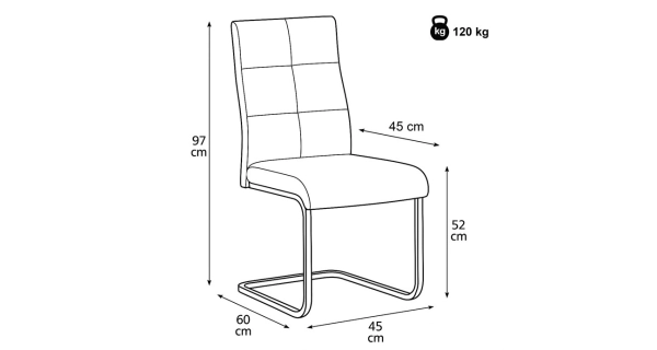 Jídelní židle XERORKAL, zelený samet, černý kov