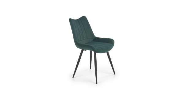 Jídelní židle YUCAIPA, tmavě zelená