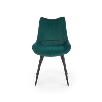 Jídelní židle YUCAIPA, tmavě zelená