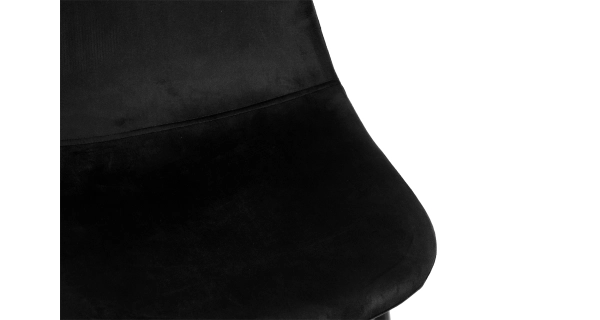 Jídelní židle ZENMO, černá látka/kov