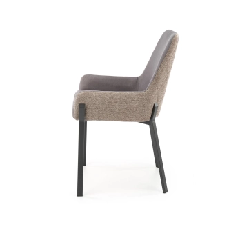 Jídelní židle ZORANA, šedá/béžová