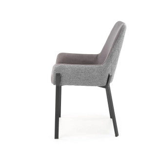 Jídelní židle ZORANA, šedá/šedá