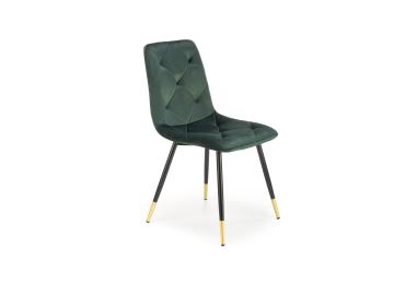 Jídelní židle ZURIA,  tmavě zelená
