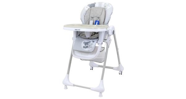 Jídelní židlička BAJLO, šedá DOPRODEJ