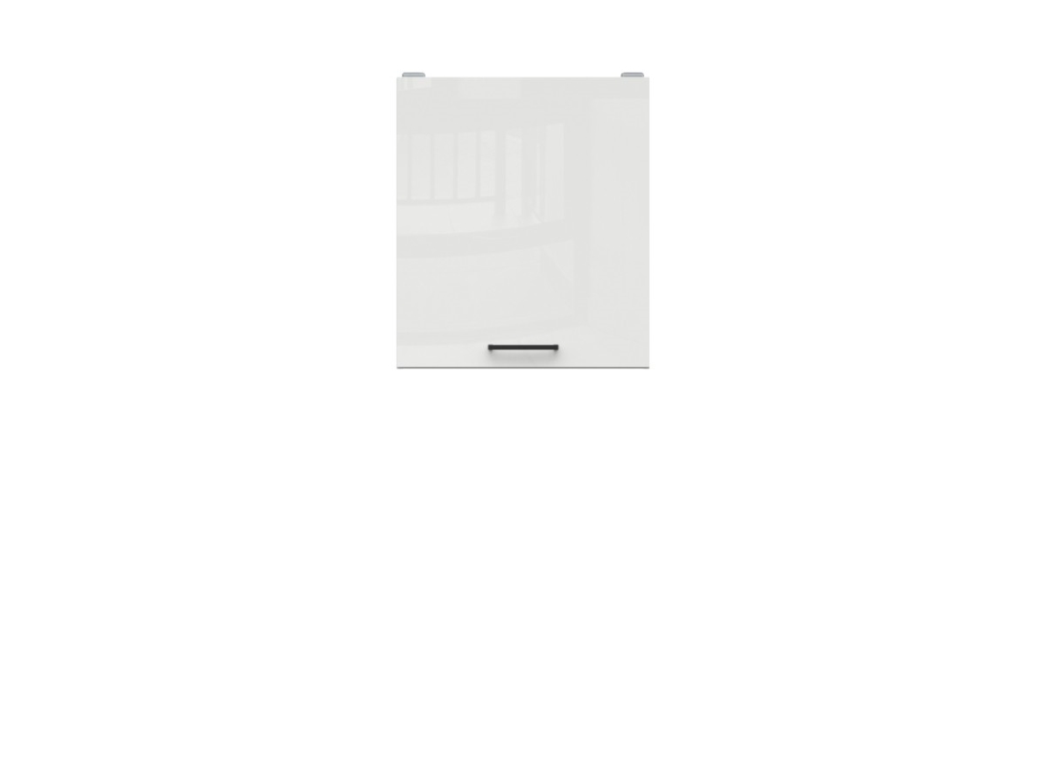 Levně JAMISON, skříňka horní 50 cm, bílá/bílá křída lesk