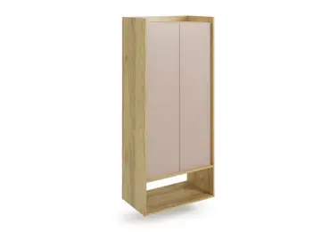 KALANCHOE regál 2D, hikor přírodní/starorůžová