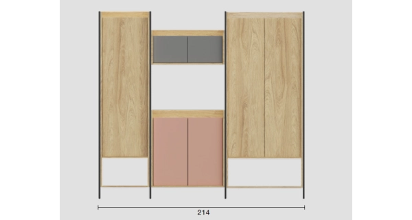 KALANCHOE skříňka 2D, hikor přírodní