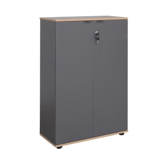 Kancelářská sestava CORNO 1, antracit/dub