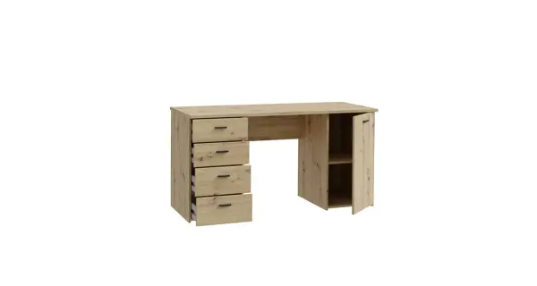 Kancelářská sestava INLO, dub artisan