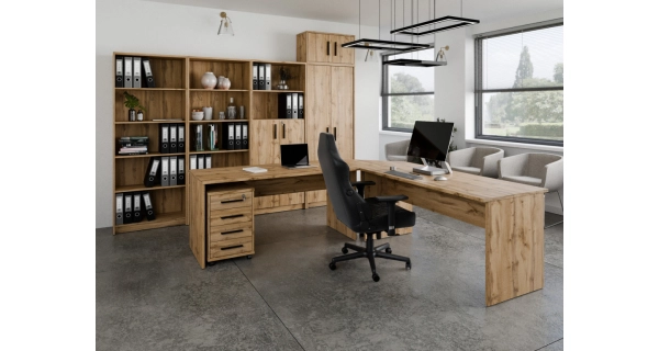 Kancelářská sestava NEJBY GIANNI 2, dub wotan