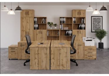Kancelářská sestava NEJBY GIANNI 8, dub wotan