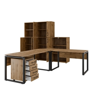 Kancelářská sestava NEJBY GIANNI PREMIUM 1, dub wotan