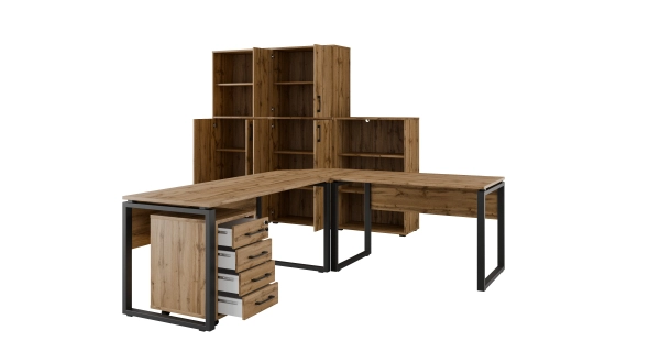 Kancelářská sestava NEJBY GIANNI PREMIUM 1, dub wotan