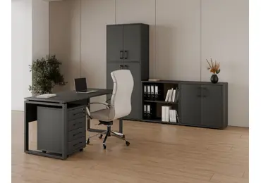 Kancelářská sestava NEJBY GIANNI PREMIUM 2, antracit