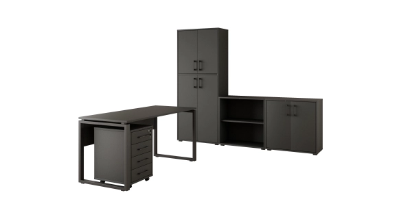 Kancelářská sestava NEJBY GIANNI PREMIUM 2, antracit