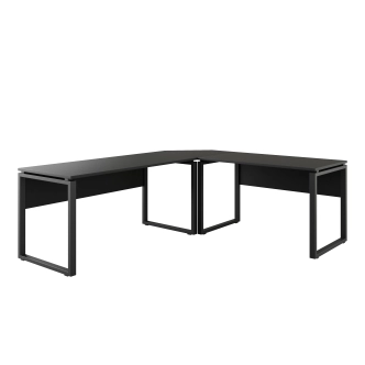 Kancelářská sestava NEJBY GIANNI PREMIUM 5, antracit/dub wotan