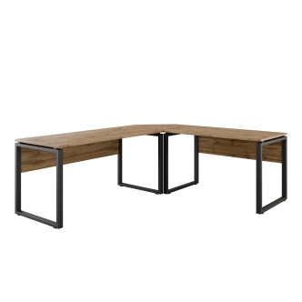 Kancelářská sestava NEJBY GIANNI PREMIUM 5, dub wotan/antracit