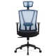 Kancelářská židle AGOPOR, černá/modrá