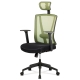 Kancelářská židle AGOPOR, černá/zelená 