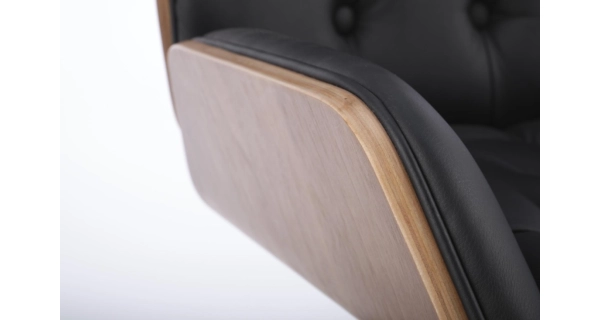 Kancelářská židle ASCALON, černá/ořech