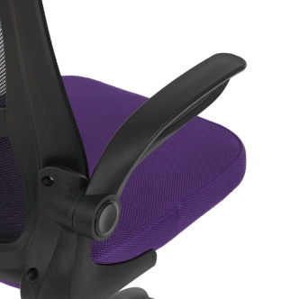 Kancelářská židle BELFENVOR, fialová/černá