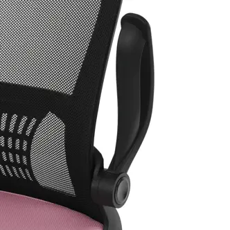 Kancelářská židle BELFENVOR, růžová/černá