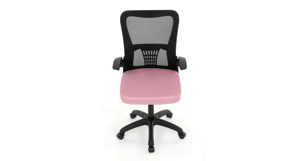 Kancelářská židle BELFENVOR, růžová/černá