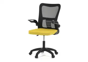 Kancelářská židle BELFENVOR, žlutá/černá