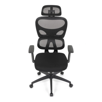 Kancelářská židle BOGELI, černá síťovina