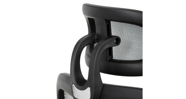Kancelářská židle BOGELI, šedá/černá síťovina