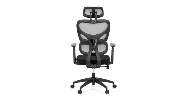 Kancelářská židle BOGELI, šedá/černá síťovina