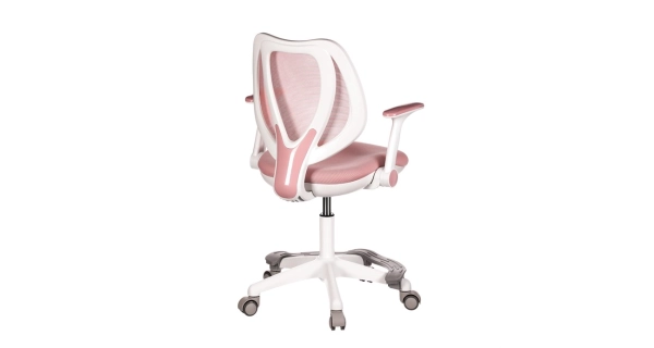 Kancelářská židle CENOLA, růžová síťovina