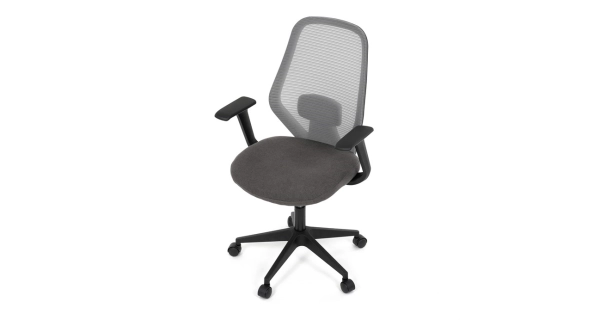 Kancelářská židle DORWELOR, šedá