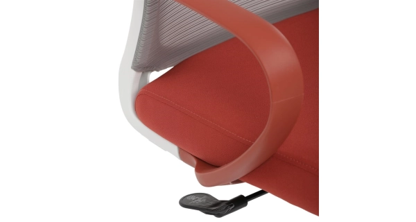 Kancelářská židle DOSARZAN, šedá a červená
