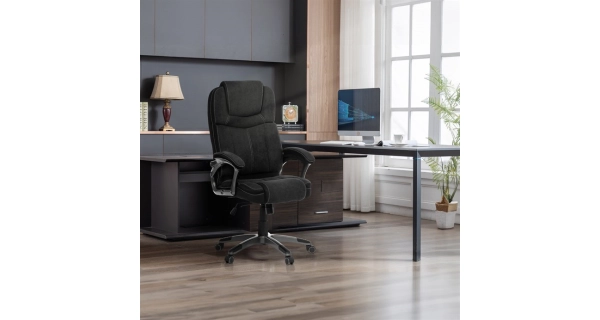 Kancelářská židle ELULKAL, černá látka