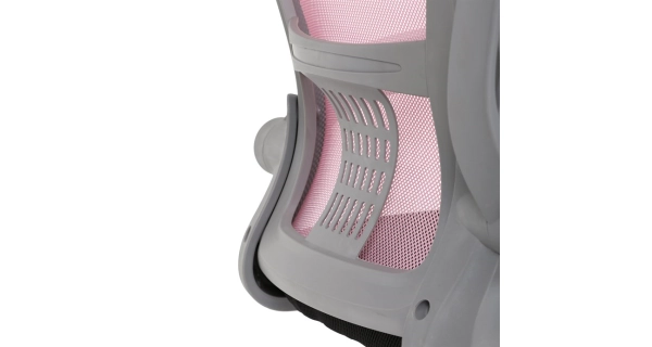 Kancelářská židle ESPLOT, růžová síťovina