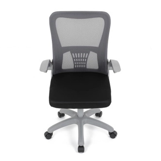 Kancelářská židle ESPLOT, tmavě šedá síťovina