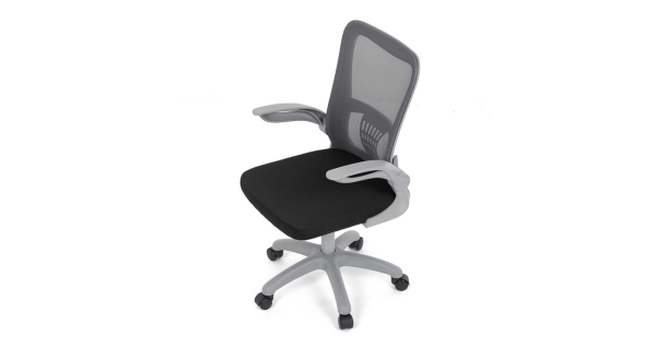 Kancelářská židle ESPLOT, tmavě šedá síťovina