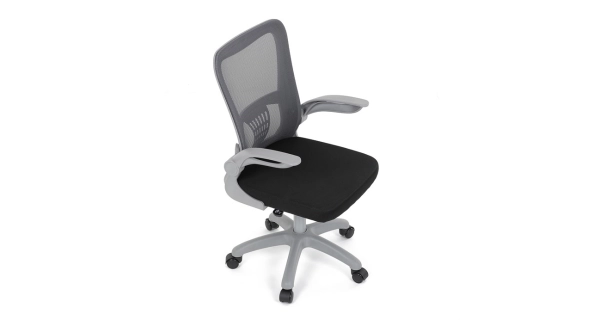 Kancelářská židle ESPLOT, tmavě šedá síťovina