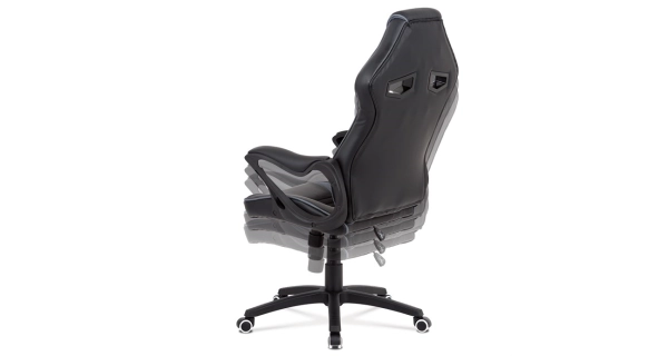 Kancelářská židle FORNASI, černá/šedá