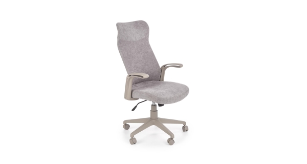 Kancelářská židle GASSANE, světle šedá/šedá