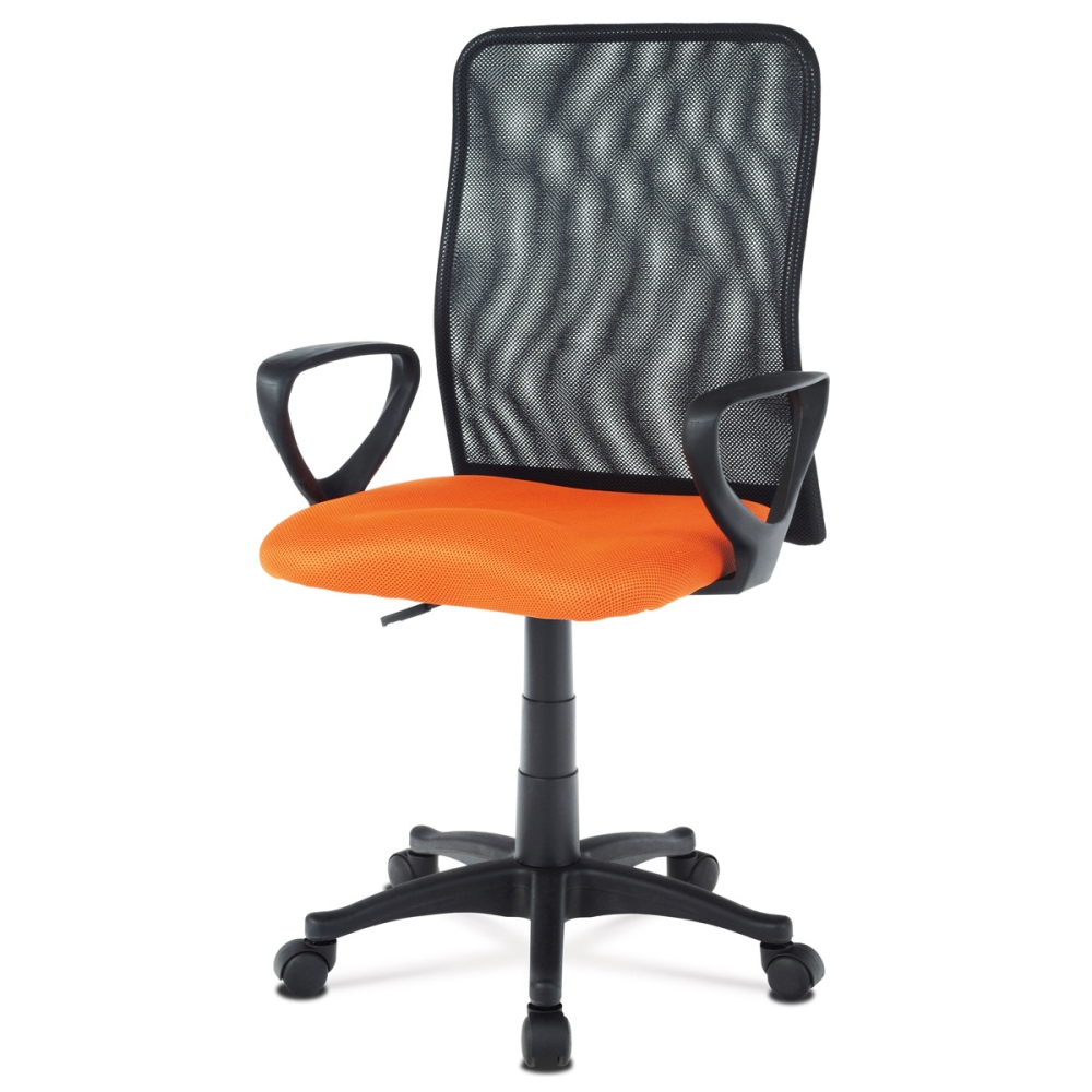Kancelářská židle MEDLEY, oranžová / černá