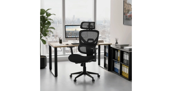 Kancelářská židle KALMORGAR, černá